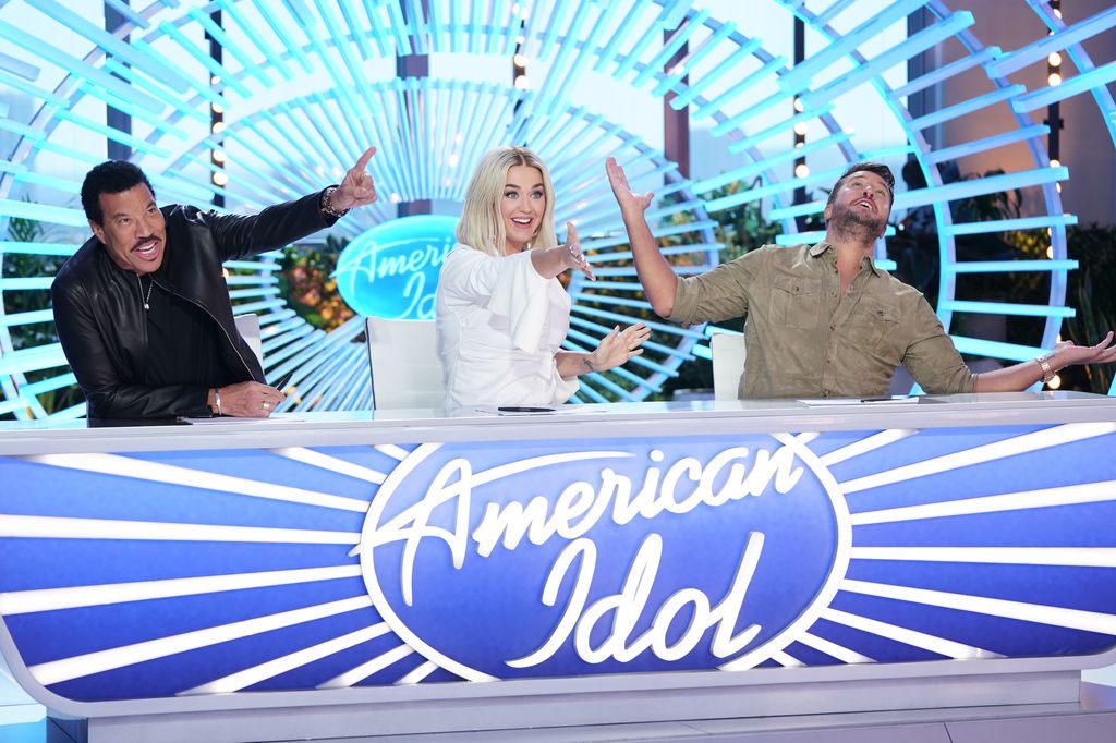 American Idol judges Luke Bryan, Lionel Richie, and Katy Perry