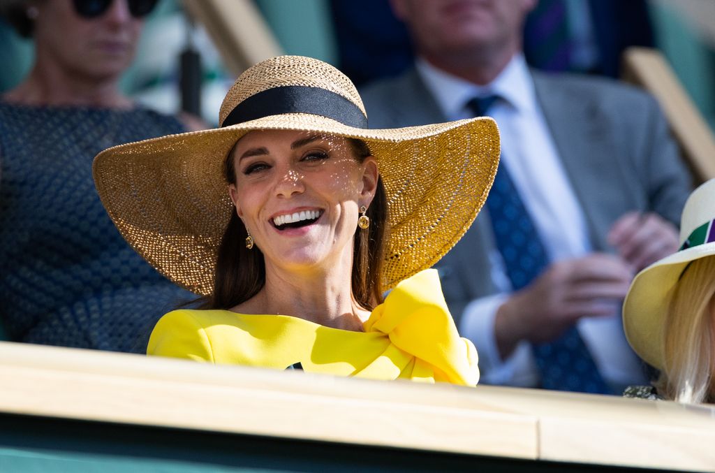 Kate Middleton, aged 40, at Wimbledon