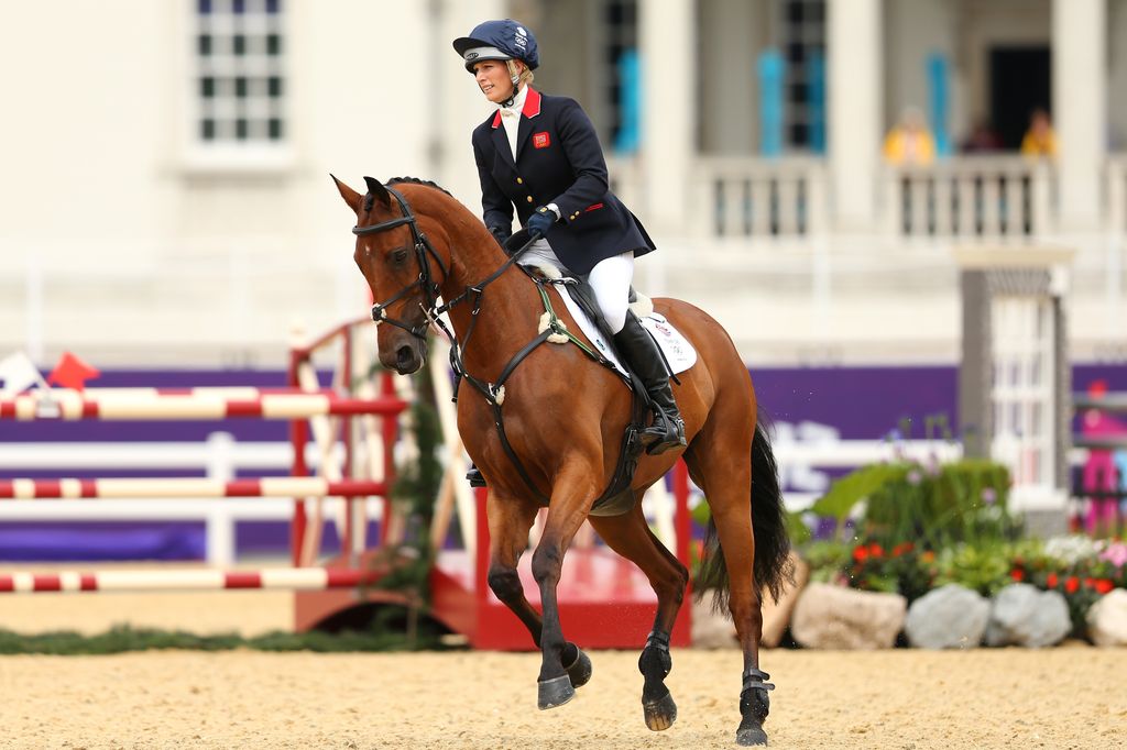 Zara Tindall riding High Kingdom at the London 2012 Olympics