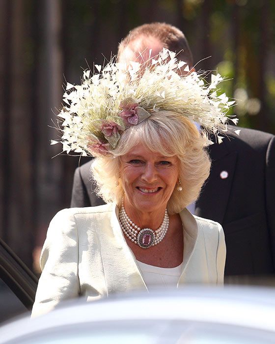 camilla floral hat