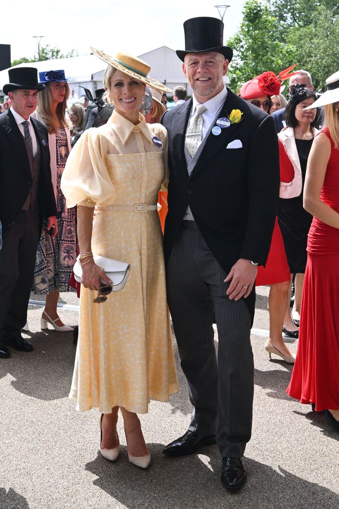 Zara Tindall and Mike Tindall at Royal Ascot Royal Ascot, Day 1