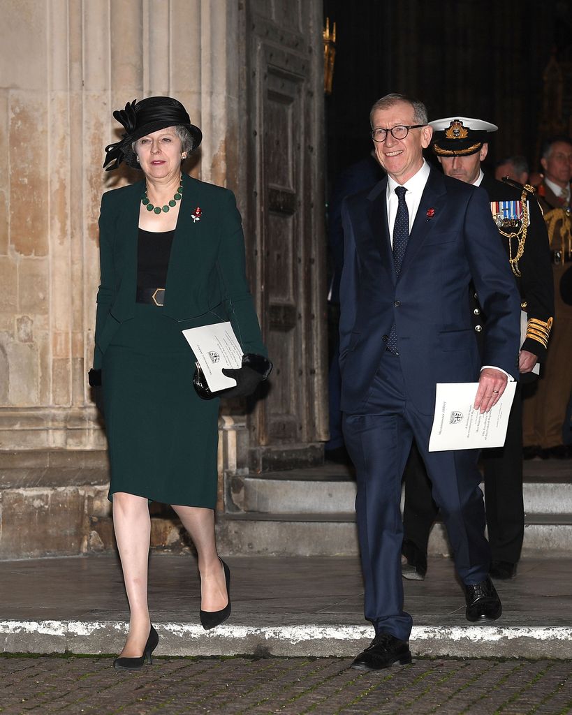 Theresa May with her husband Philip May