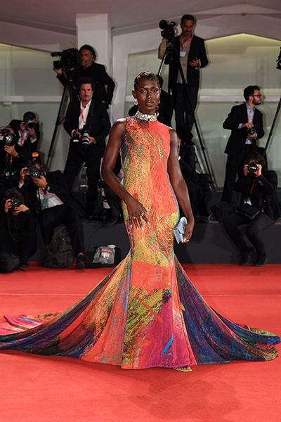 Jodie Turner Smith Multicoloured Dress