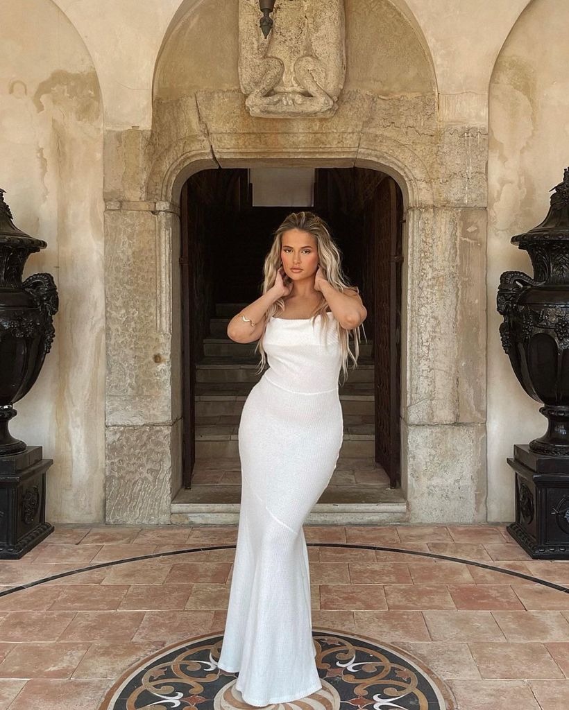 Molly-Mae Hague channels bridal energy in beautiful ivory maxi dress