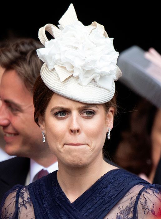 princess beatrice cream hat