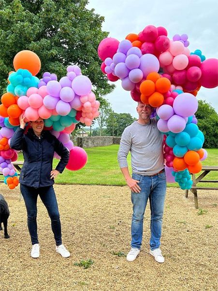 zara tindall mike tindall balloon hats