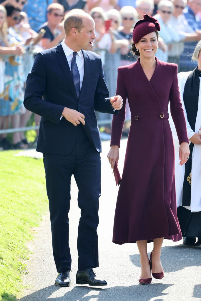 he Prince And Princess Of Wales Commemorate The Life Of Queen Elizabeth II