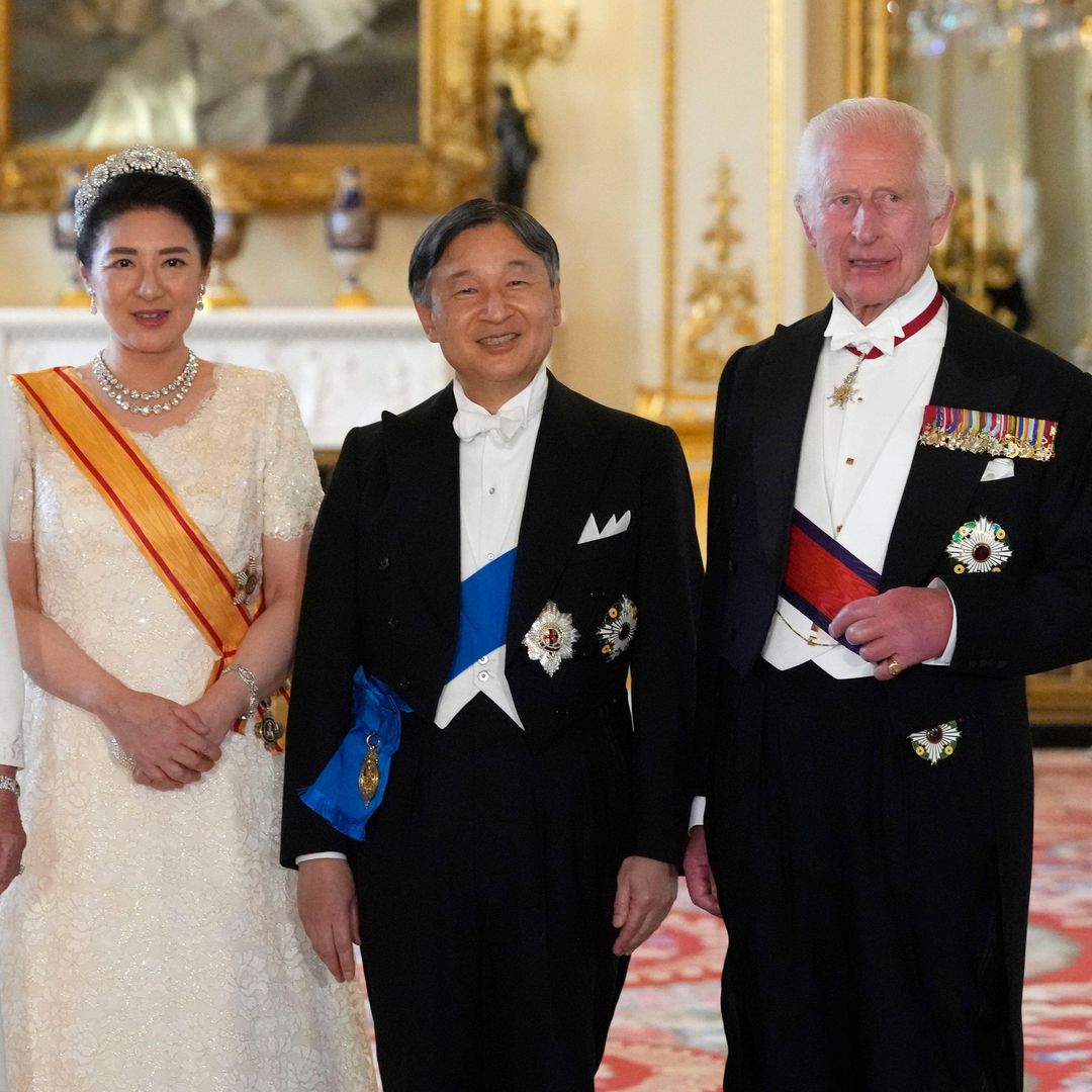 King Charles leads Japanese emperor in glamorous State Banquet – best photos