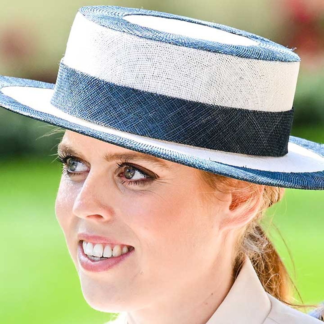 Princess Beatrice surprises in flippy mini skirt and high heels