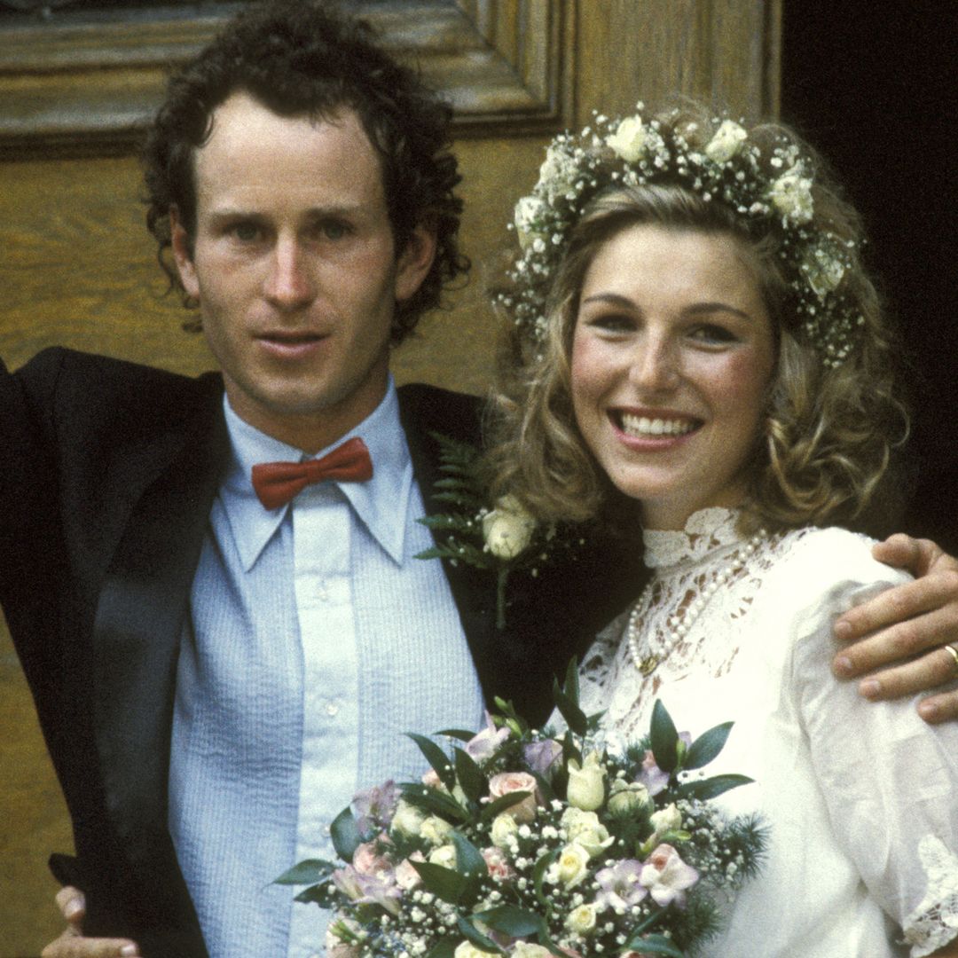 John McEnroe's wedding with lace-clad ex-wife Tatum O'Neal was worlds apart from second nuptials