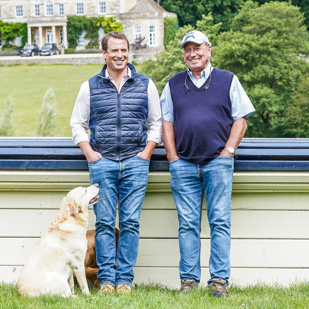 Peter Phillips teams up with his dad Captain Mark Phillips at Princess Anne's home