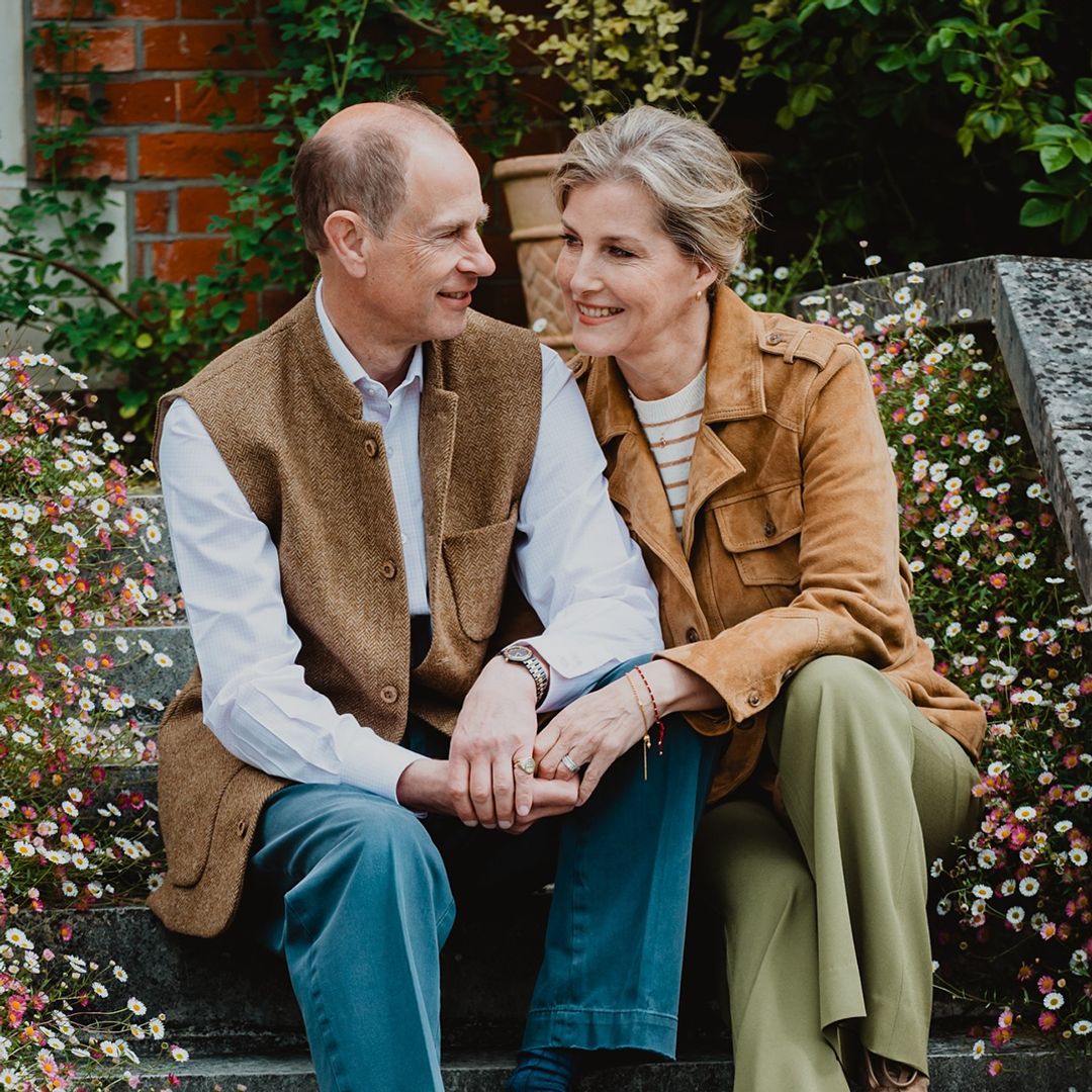Duchess Sophie and Prince Edward mark silver wedding anniversary with romantic portraits