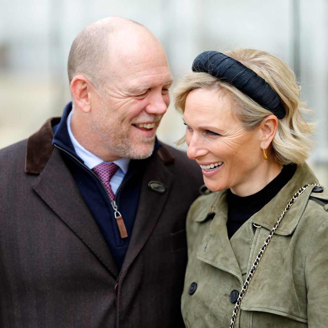 Zara Tindall oozes sophistication in leather skinny jeans alongside husband Mike