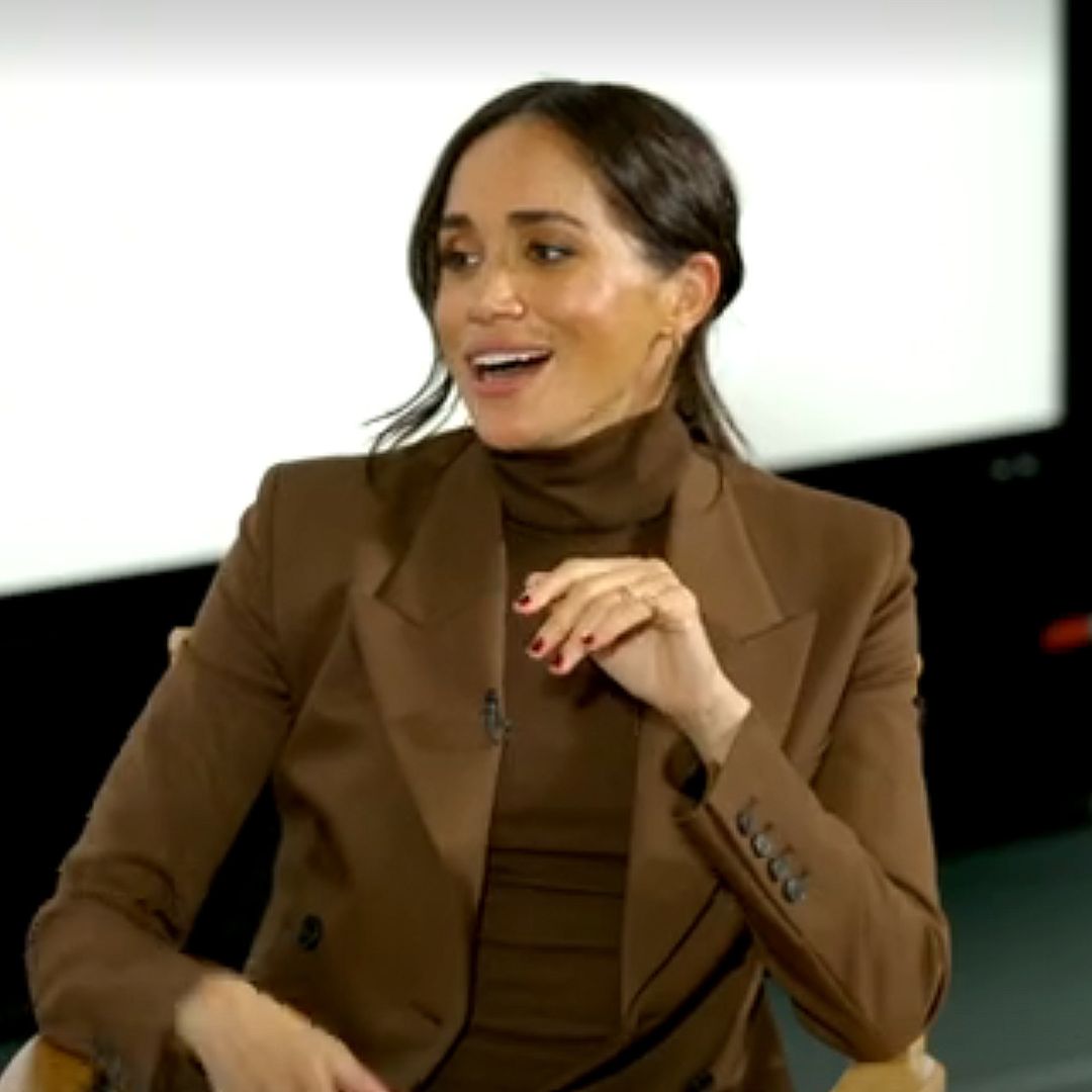 Meghan Markle moderating a Netflix Q&A panel