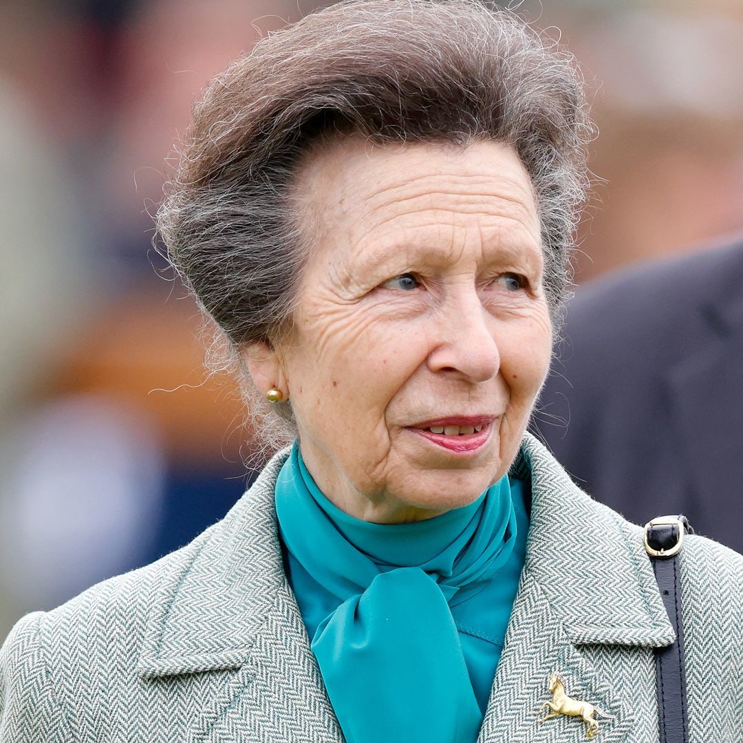 Princess Anne oozes sophistication in flippy silk skirt