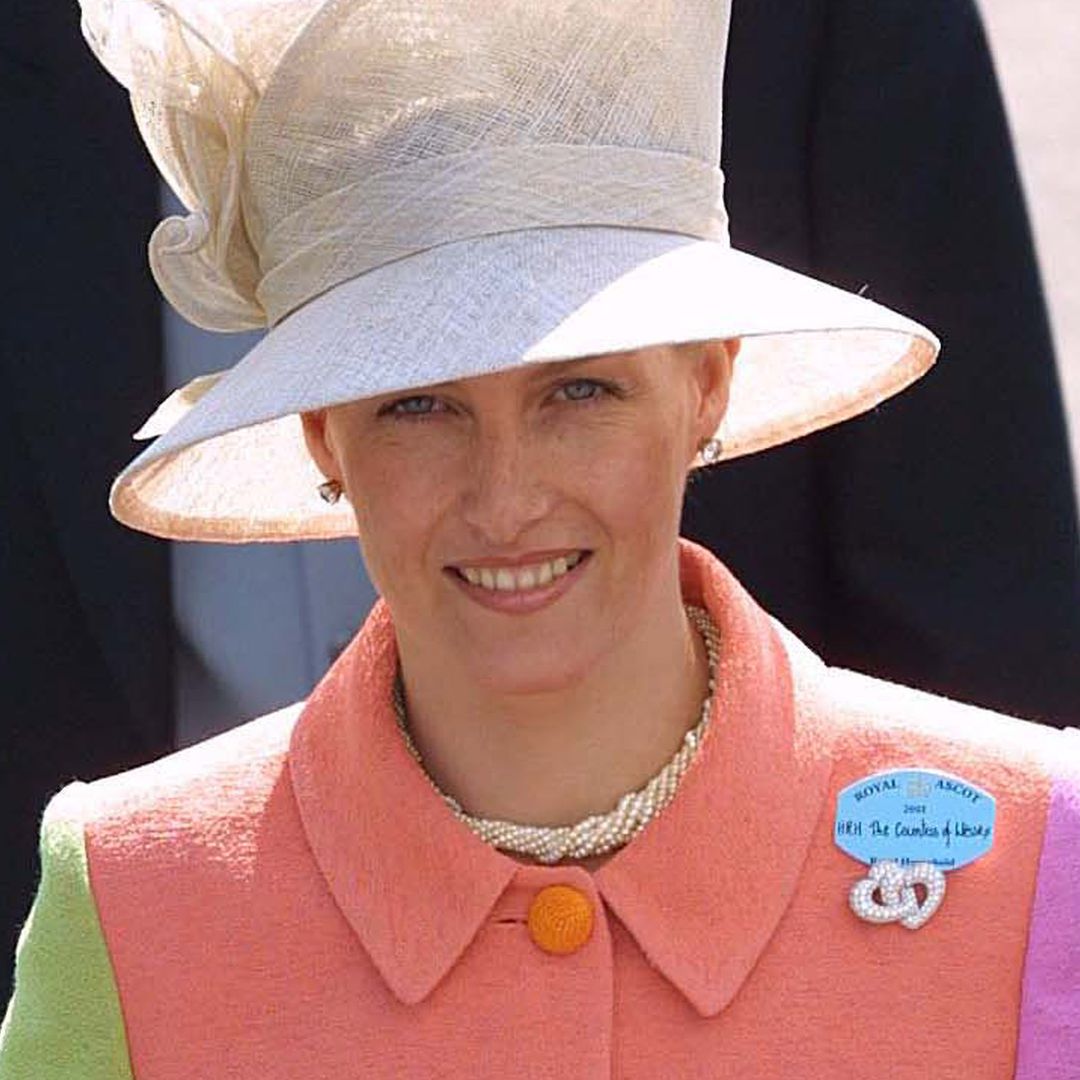 Duchess Sophie's wild rainbow ensemble couldn't be further from her modern style