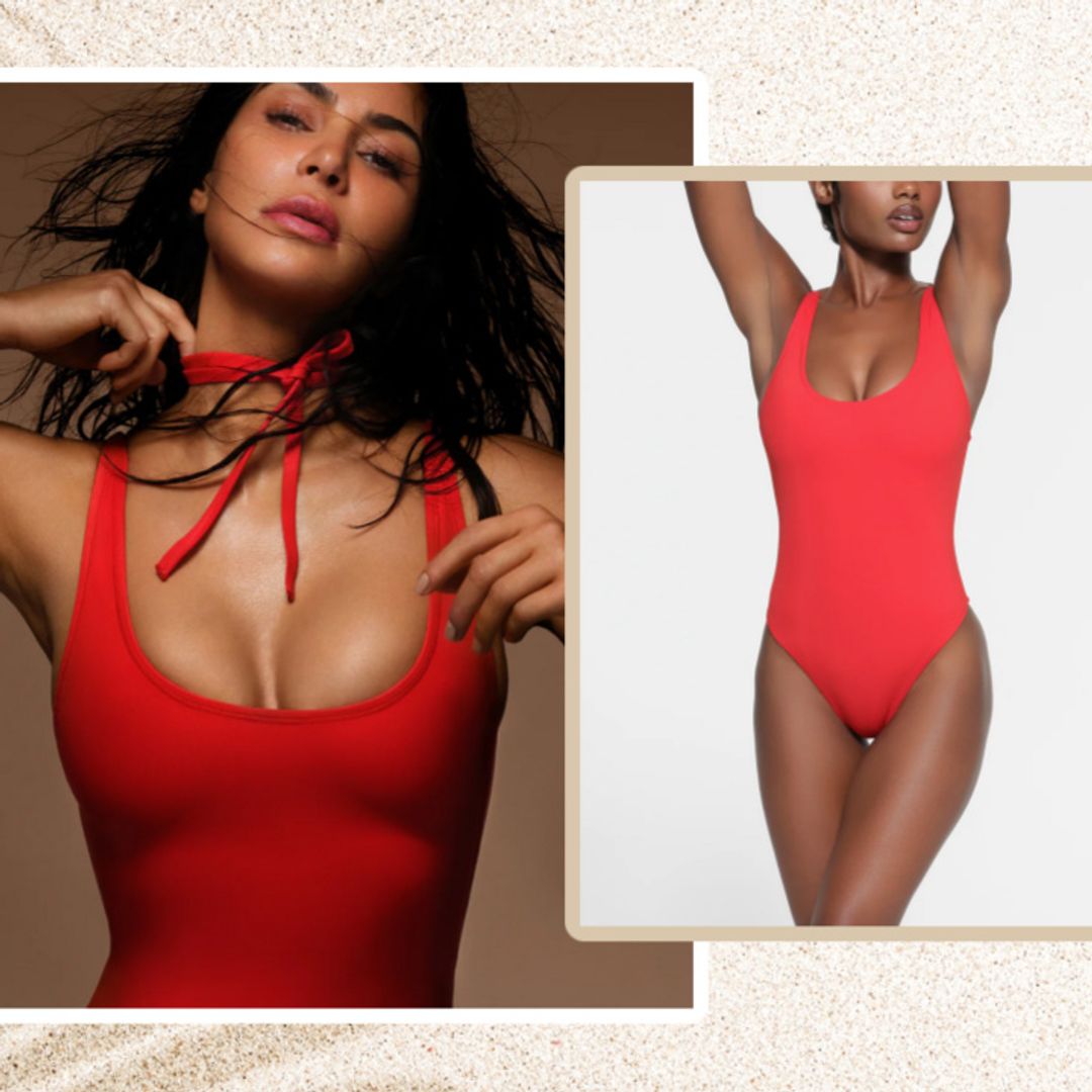 Kim Kardashian's red swimsuit is 50% off on sale - but hurry it's almost sold out