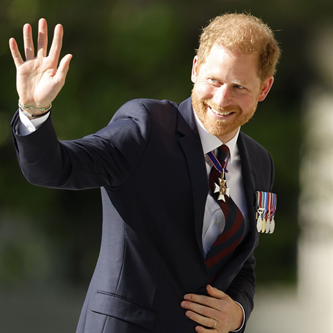 Prince Harry supported by uncle Charles Spencer at Invictus ceremony in London