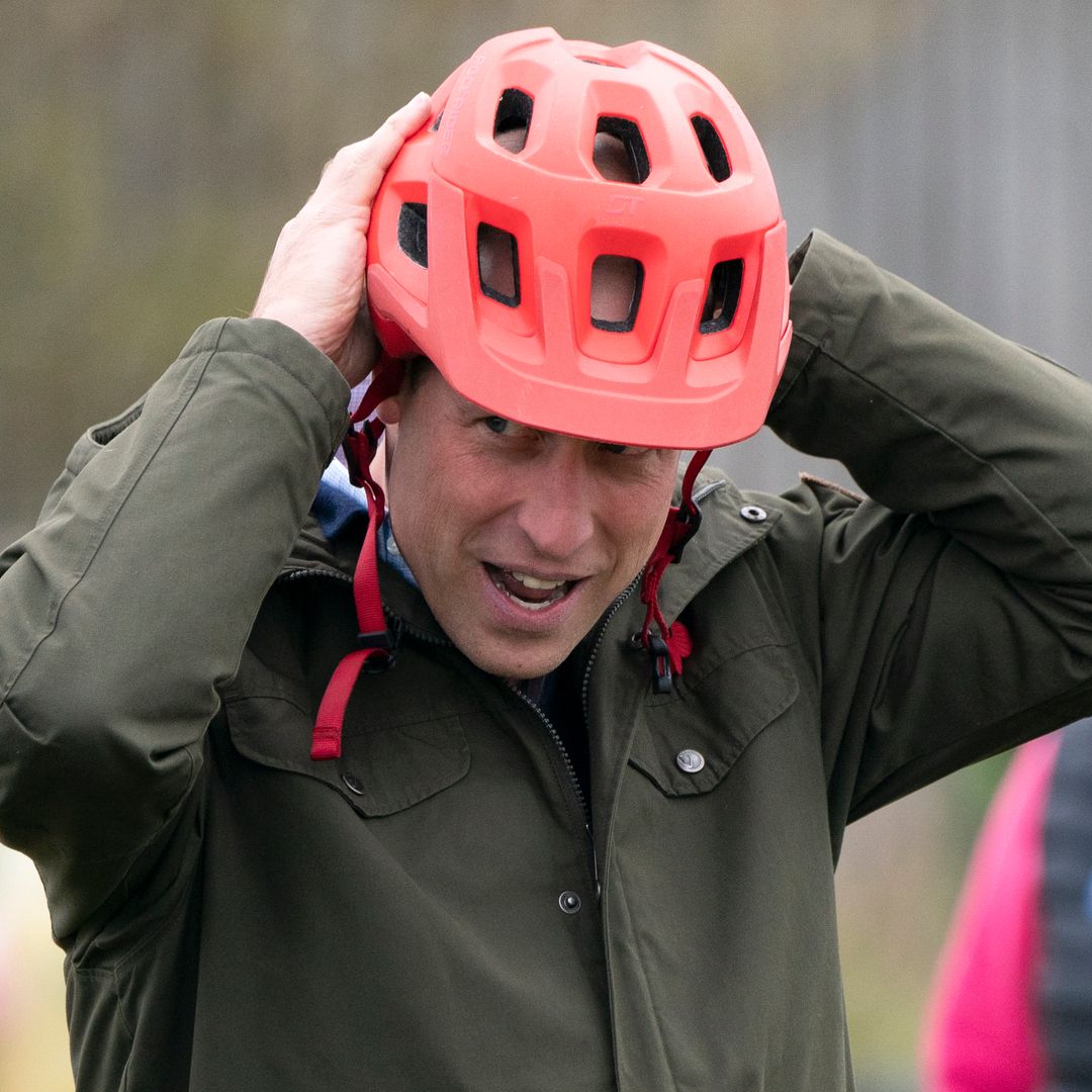 Prince William zips around Windsor Castle on e-scooter