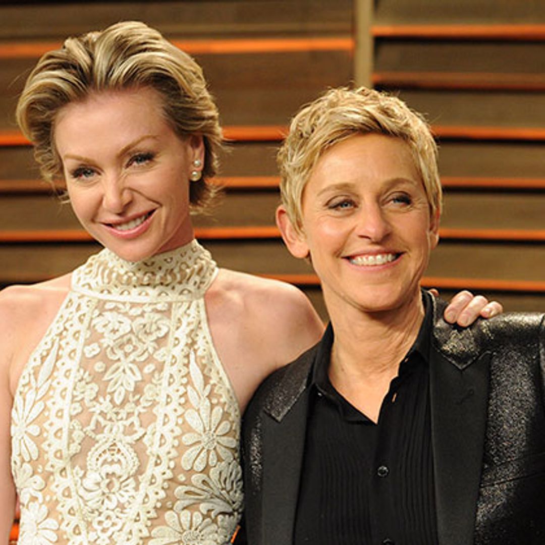 Ellen DeGeneres' living room where she married Portia could rival an Italian chateau