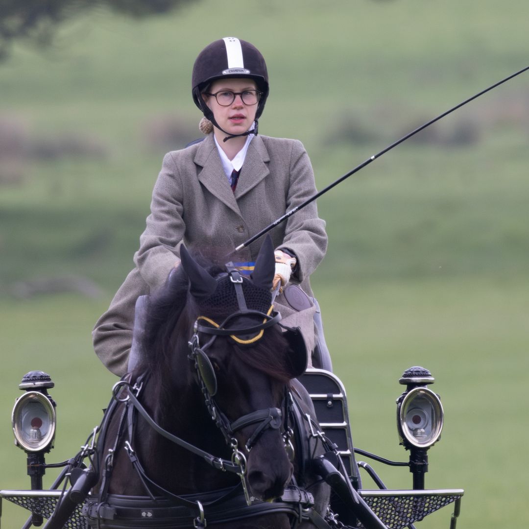 Lady Louise Windsor sports skinny jeans as she goes carriage driving in Windsor