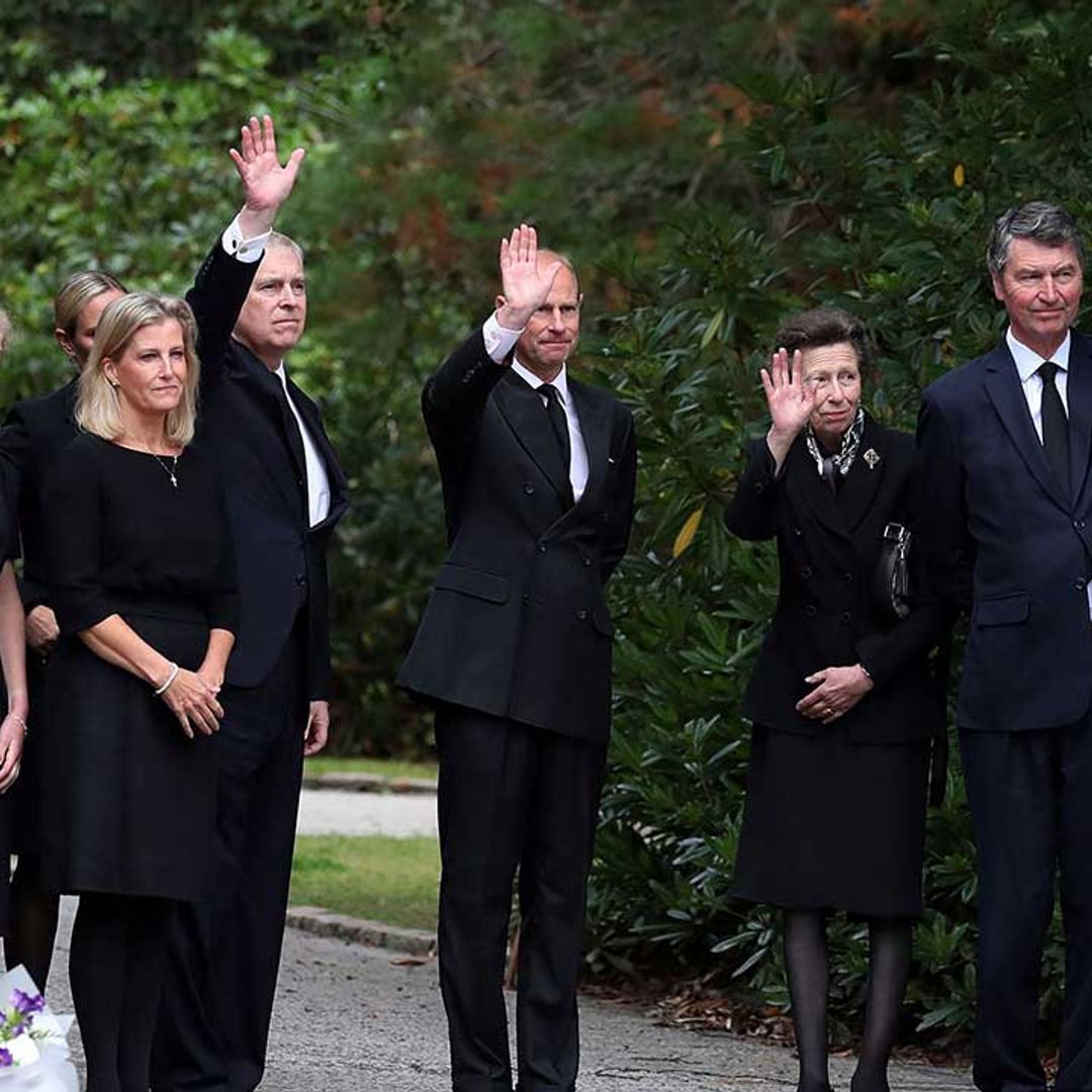 Royal family members pictured for first time after Queen's death - all the photos