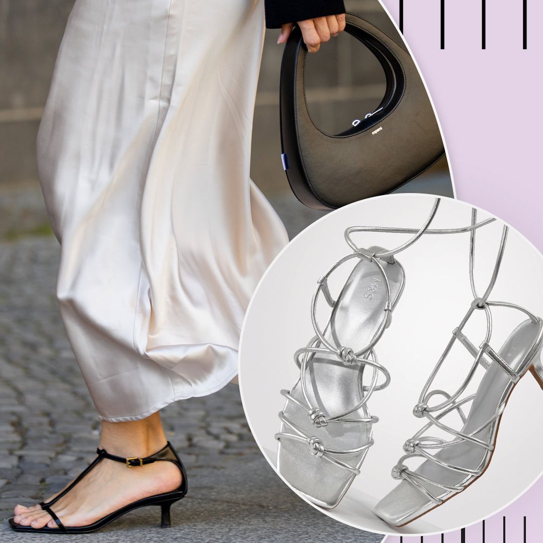 I found the best mid-heel sandals for wedding guest season because I just can't do high heels anymore