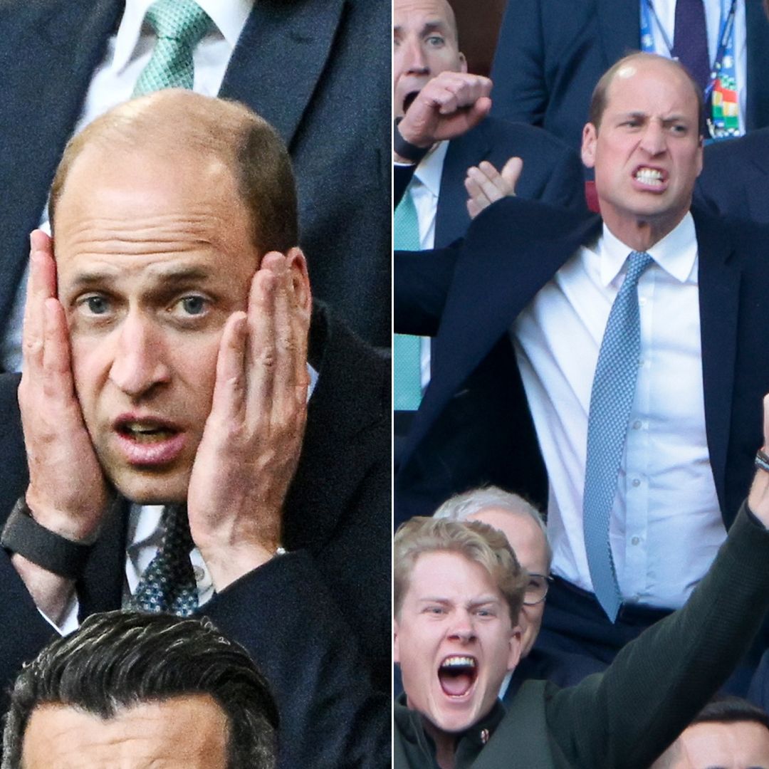 Prince William is every football fan - see 8 of his priceless reactions