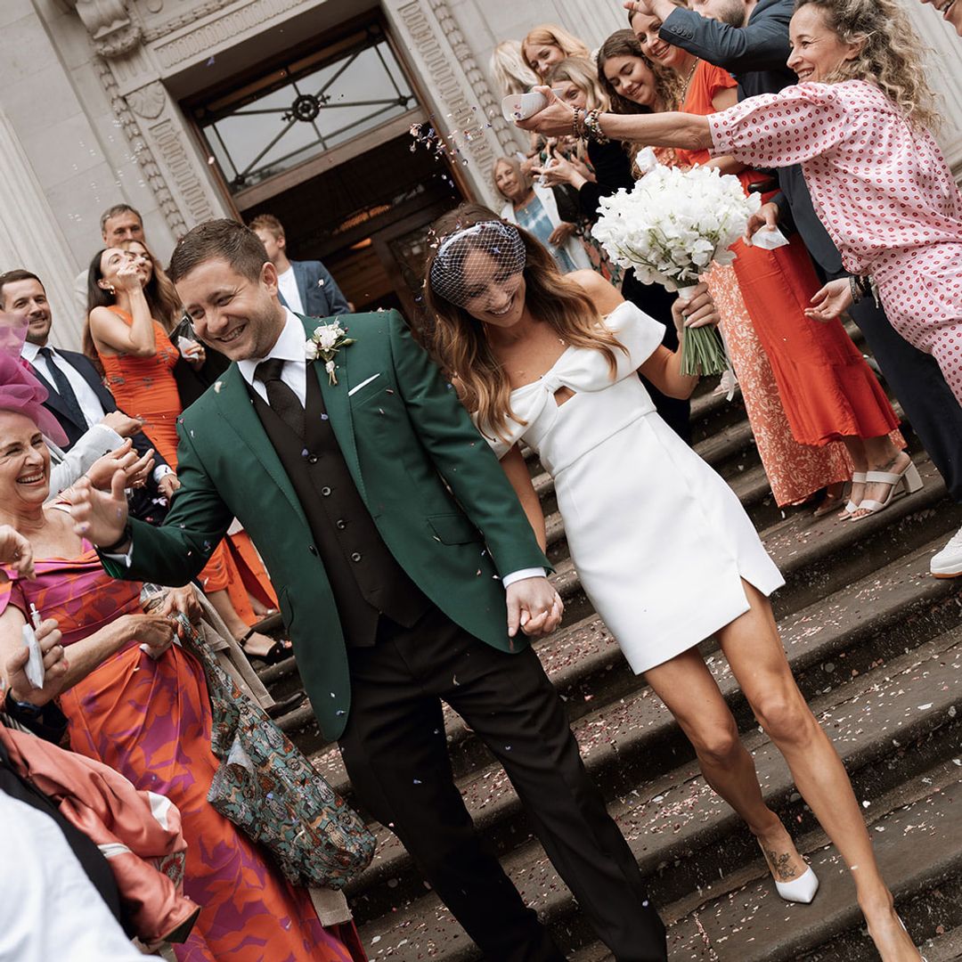 Ronnie Wood's son Tyrone and rock heiress Faye Harris' intimate London wedding 