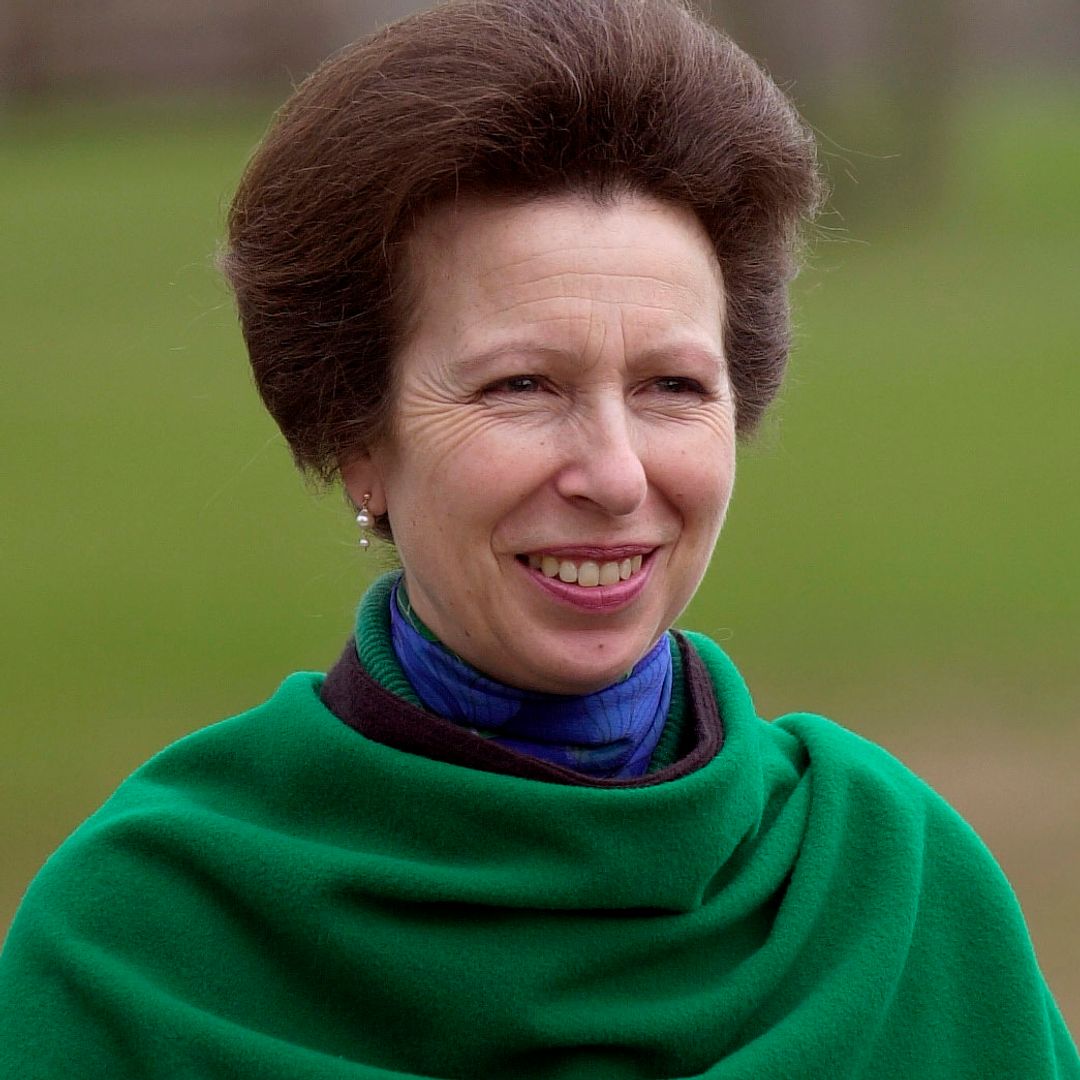 Princess Anne turns heads in waist-defining cropped wedding guest jacket and feathers