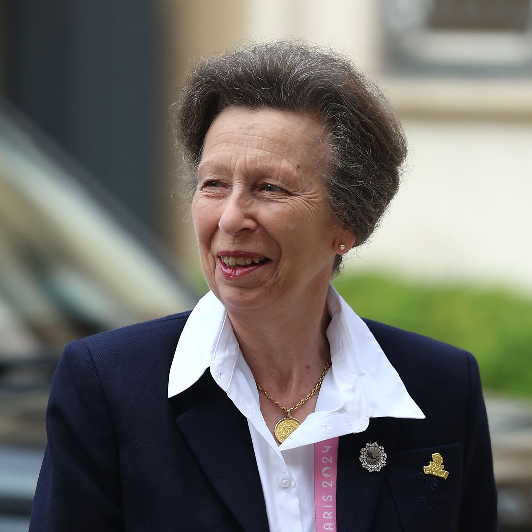 Princess Anne shines in stylish blazer and wraparound shades