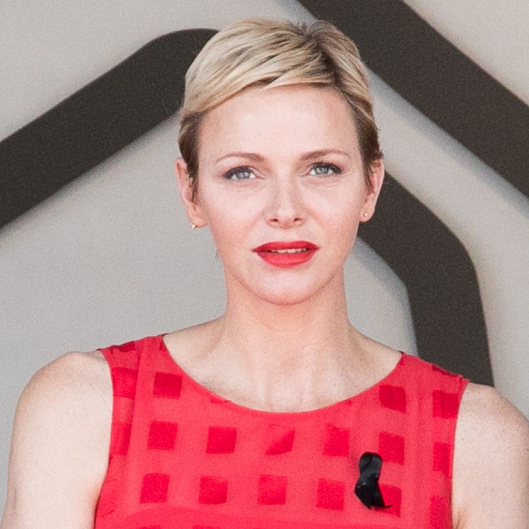 Princess Charlene oozes glamour in elongated shoulder-baring jumpsuit