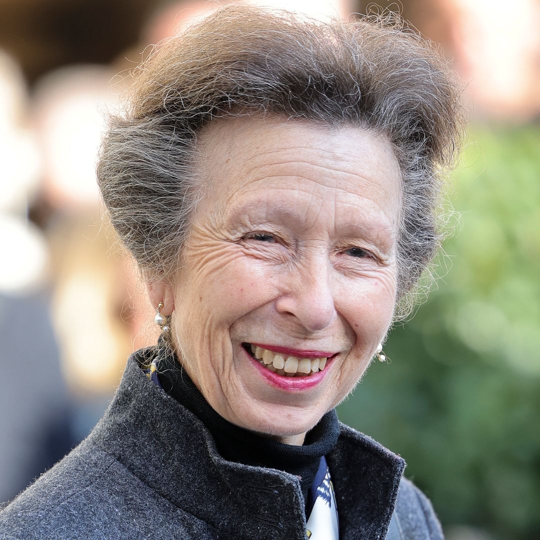 Princess Anne is a tartan dream in button-down look during poignant outing