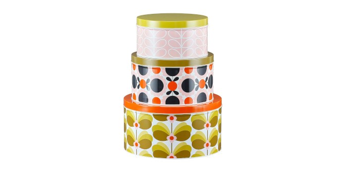 Orla Kiely OK692 Cake Tins, best decorative cake tins and storage boxes