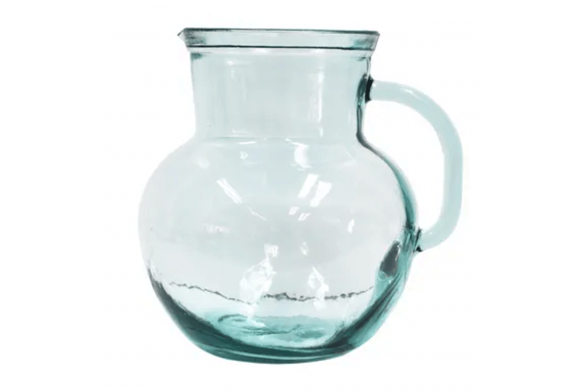 slightly blue tinted jug