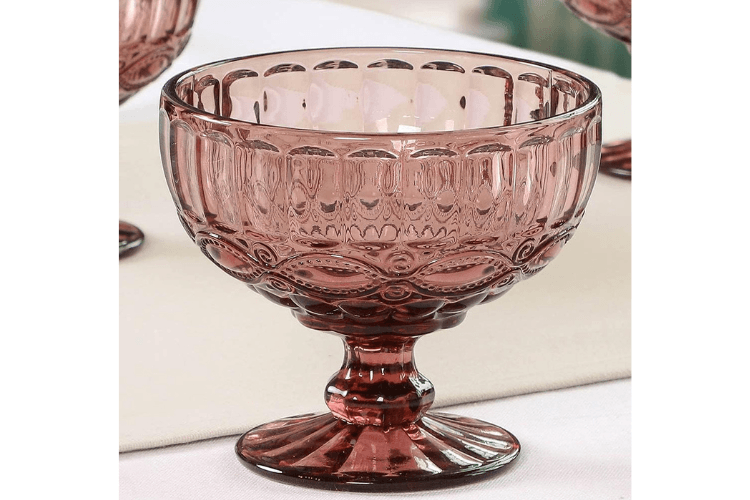 Dibor glass dessert bowls