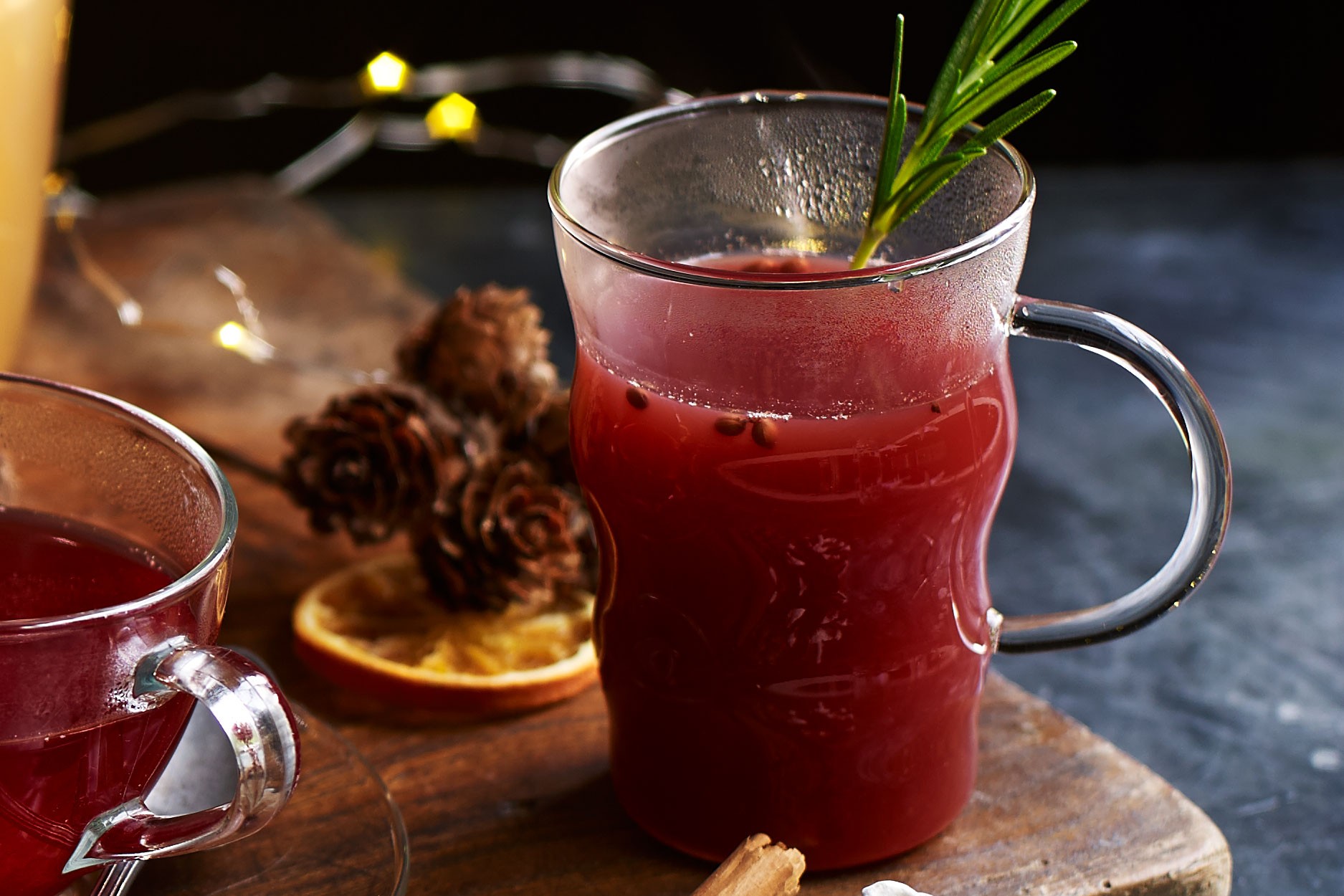 Mulled pomegranate juice