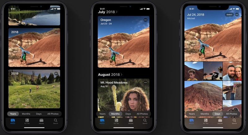 ios13photosdaysmonthsyears