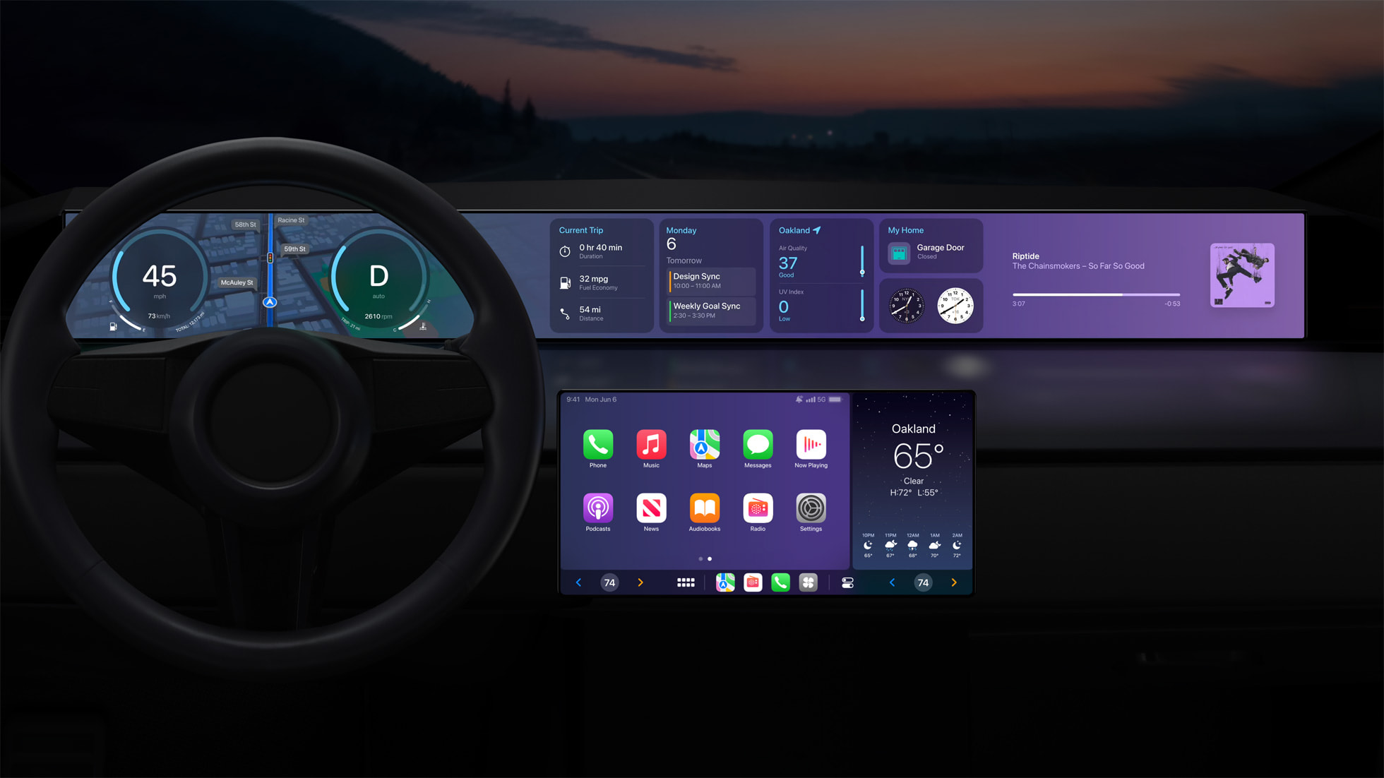 next generation carplay multi display