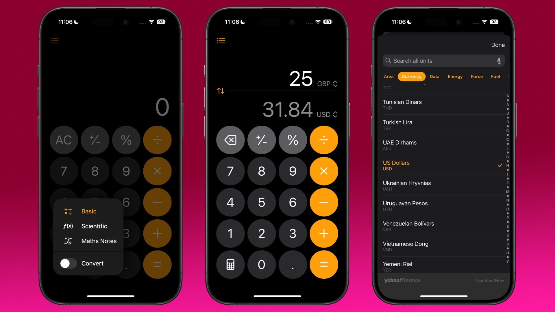 calculator app ios 18