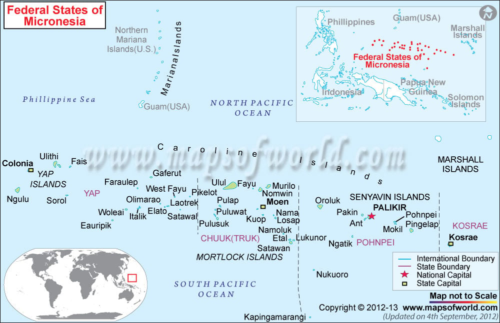 Micronesia Map