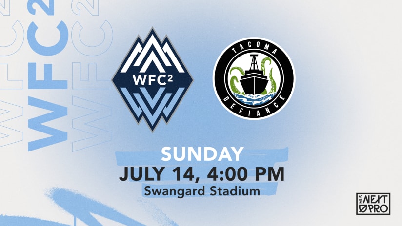 Preview: WFC2 set for Cascadia clash against Tacoma Defiance, aim for eighth straight win | Watch on www.mlsnextpro.com