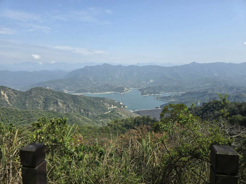 獅額山眺望曾文水庫。   圖：台南市政府觀光旅遊局／提供