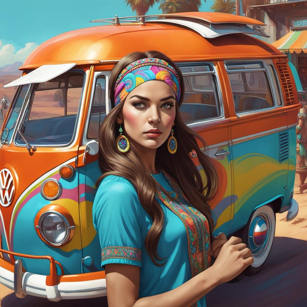 Van-tastic Vibes - AI Generated Artwork - NightCafe Creator