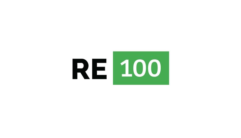 Логотип RE100