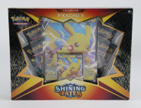 Pokemon TCG: Shining Fates Pikachu V Box with (4) Booster Packs at PristineAuction.com