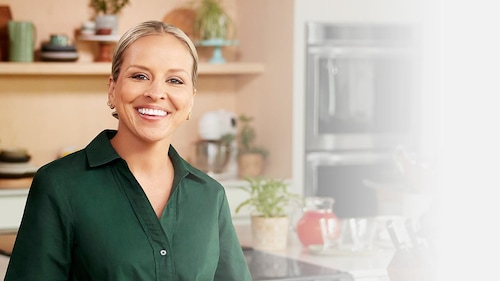 Isabelle Deschamps-Plante dans sa cuisine