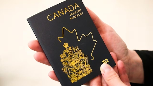The new Canadian passport.