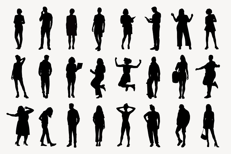 People Silhouette Images | Free Photos, PNG Stickers, Wallpapers ...