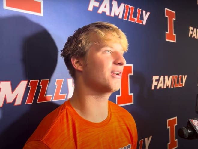 Watch:  Meet Illinois newcomer TE Carson Goda